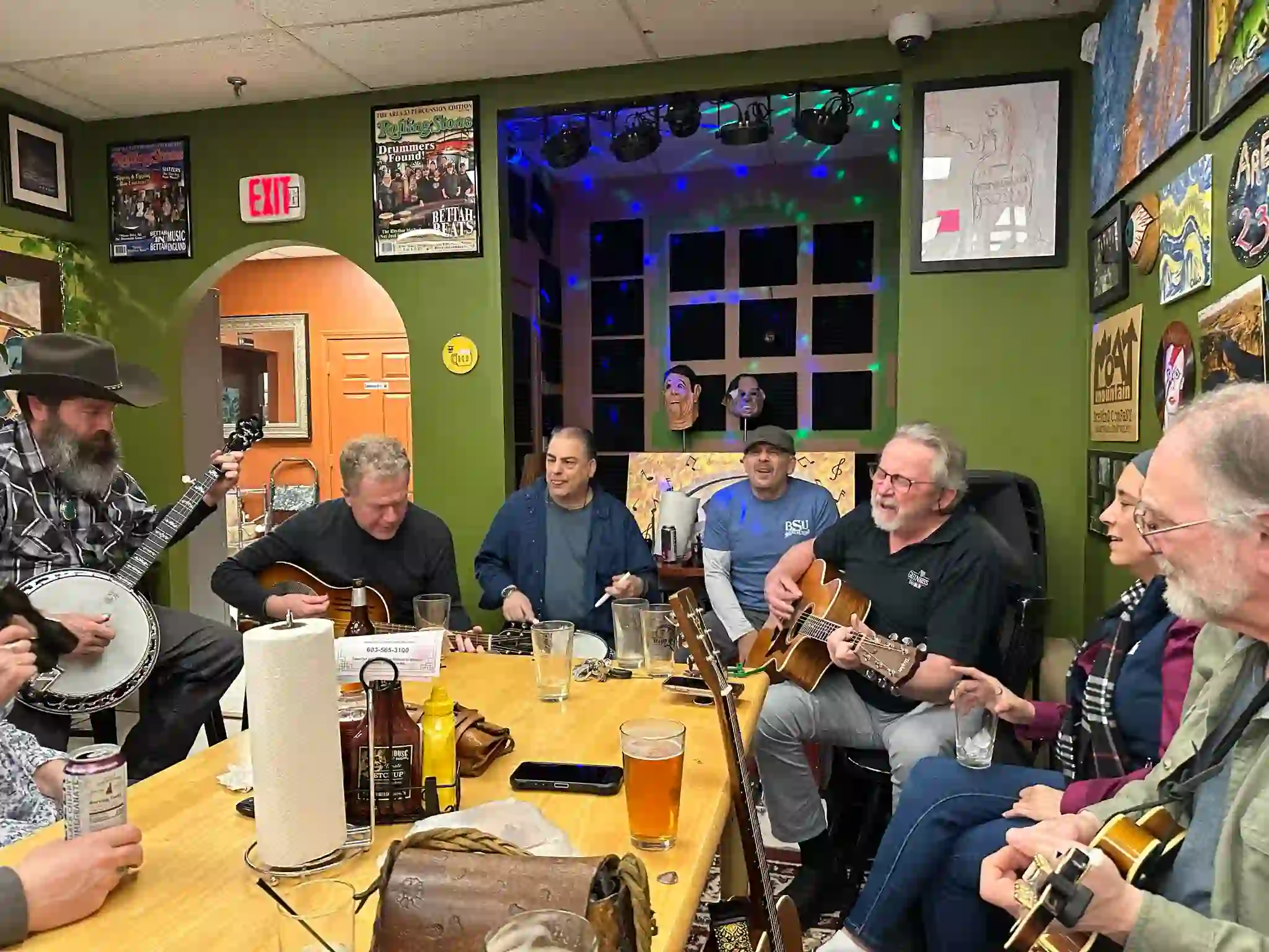 Community jam session at The Forum Pub